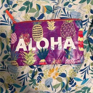 Starbucks Purple Aloha Cosmetic Bag